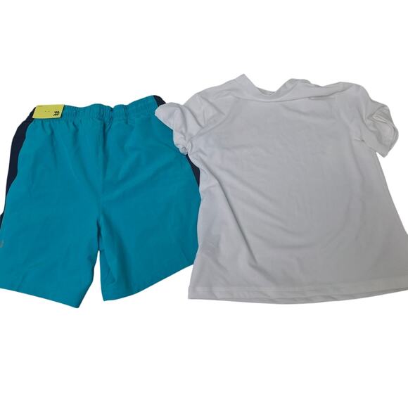 New Cat & Jack All In Motion Boys Large Swim Shirt Trunks Swimwear Set - Picture 2 of 3